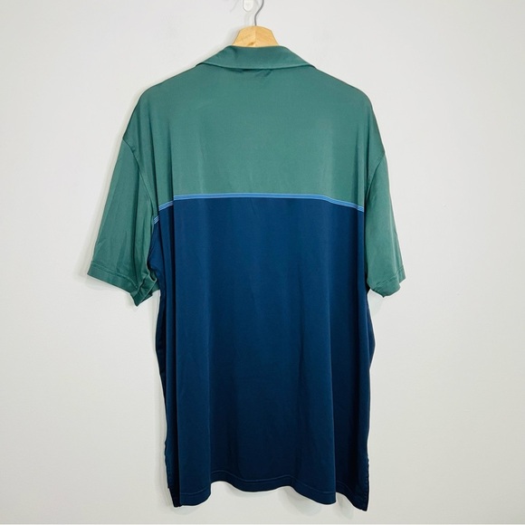 Peter Millar Green/Navy Summer Comfort Polo XL - Picture 4 of 4